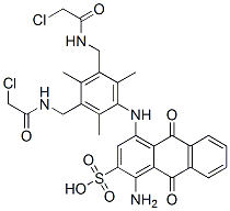 94159-06-5 1-amino-4-[[3,5-bis[[(chloroacetyl)amino]methyl]-2,4,6-trimethylphenyl]amino]-9,10-dihydro-9,10-dioxoanthracene-2-sulphonic acid