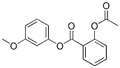 3-methoxyphenyl o-acetylsalicylate Structure