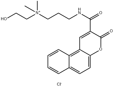 (2-hydroxyethyl)dimethyl[3-[[(3-oxo-3H-naphtho[2,1-b]pyran-2-yl)carbonyl]amino]propyl]ammonium chloride,94159-27-0,结构式