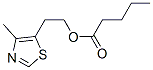 2-(4-methylthiazol-5-yl)ethyl valerate 结构式