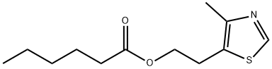 2-(4-Methylthiazol-5-yl)ethyl hexanoate Struktur