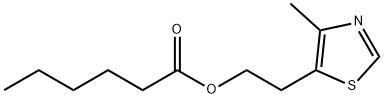 4-甲基-5-噻唑基乙醇己酸酯,94159-32-7,结构式