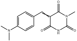5-[[4-(dimethylamino)phenyl]methylene]-1-methylbarbituric acid 结构式