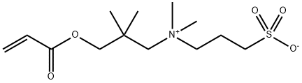 2,2-dimethyl-3-[(1-oxoallyl)oxy]propyl(3-sulphonatopropyl)ammonium Structure