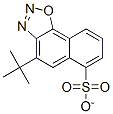 4-tert-butyl naphth[2,1-d]-1,2,3-oxadiazole-6-sulphonate 结构式