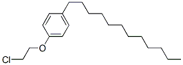 1-(2-chloroethoxy)-4-dodecylbenzene Struktur