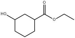 3-ヒドロキシシクロヘキサンカルボン酸エチル 化学構造式