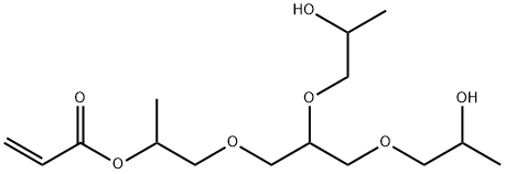 2-[2,3-bis(2-hydroxypropoxy)propoxy]-1-methylethyl acrylate  Structure