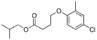 isobutyl 4-(4-chloro-2-methylphenoxy)butyrate 结构式