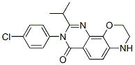 3H-Pyrimido[5,4-h][1,4]benzoxazin-4(7H)-one,  3-(4-chlorophenyl)-8,9-dihydro-2-(1-methylethyl)-|