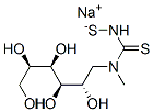 N-(DITHIOCARBAMOYL)-N-METHYL-D-GLUCAMINE, SODIUM SALT Struktur