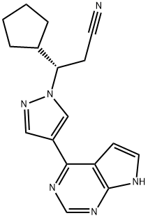 INCB-18424 化学構造式