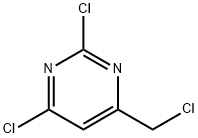 4-Chloromethyl-2,6-dichloropyrimidine Struktur