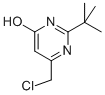 2-(TERT-BUTYL)-6-(CHLOROMETHYL)PYRIMIDIN-4-OL Struktur