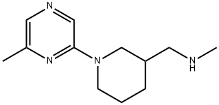 N-METHYL-[1-(6-METHYLPYRAZIN-2-YL)PIPERID-3-YL]METHYLAMINE Struktur