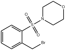4-{[2-(Bromomethyl)phenyl]sulphonyl}morpholine Structure