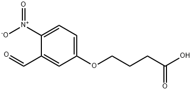 4-(3-FORMYL-4-NITRO-PHENOXY)-BUTYRIC ACID Structure