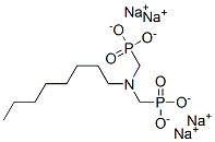 [(octylimino)bis(methylene)]bisphosphonic acid, sodium salt 结构式