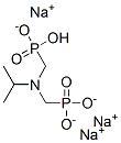 trisodium hydrogen [[(1-methylethyl)imino]bis(methylene)]bisphosphonate Struktur