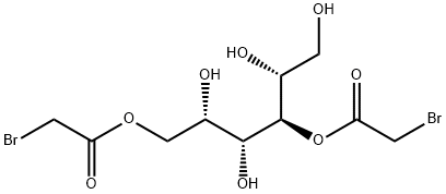 D-glucitol 1,4-bis(bromoacetate) 结构式