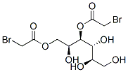 D-glucitol 1,3-bis(bromoacetate) Structure