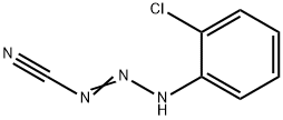 3-(2-chlorophenyl)-1-triazene-1-carbonitrile 结构式