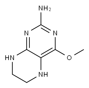 Pteridine, 2-amino-5,6,7,8-tetrahydro-4-methoxy- (7CI,8CI) Structure