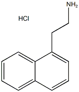 2-(1-NAPHTHYL)ETHYLAMINE HYDROCHLORIDE,& 化学構造式