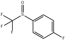 4-Fluorophenyl trifluoromethyl sulphoxide Structure