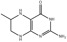 2-amino-6-methyl-5,6,7,8-tetrahydro-1H-pteridin-4-one Struktur