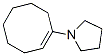 N-(1-CYCLOOCTEN-1-YL)PYRROLIDINE 结构式
