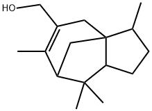 2,3,4,7,8,8a-hexahydro-3,6,8,8-tetramethyl-1H-3a,7-methanoazulene-5-methanol 结构式