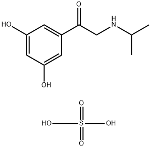 bis[[2-(3,5-dihydroxyphenyl)-2-oxoethyl]isopropylammonium] sulphate 结构式