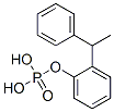 りん酸二水素2-(1-フェニルエチル)フェニル 化学構造式