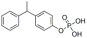 p-(1-phenylethyl)phenyl dihydrogen phosphate 结构式
