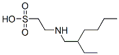 2-[(2-ethylhexyl)amino]ethanesulphonic acid 结构式