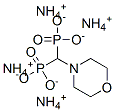 morpholinomethylenebisphosphonic acid, ammonium salt Structure