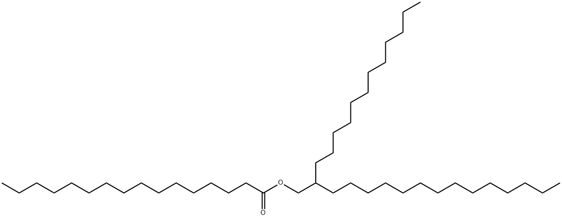 十二烷基十六醇棕榈酸酯 结构式