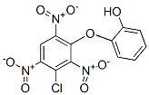 2-(3-クロロ-2,4,6-トリニトロフェノキシ)フェノール 化学構造式