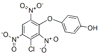 4-(3-chloro-2,4,6-trinitrophenoxy)phenol 结构式