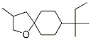 8-(1,1-ジメチルプロピル)-3-メチル-1-オキサスピロ[4.5]デカン 化学構造式