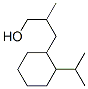 2-(isopropyl)-beta-methylcyclohexanepropanol Struktur