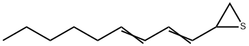 1,3-nonadien-1-ylthiirane Struktur