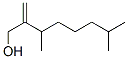 3,7-ジメチル-2-メチレン-1-オクタノール 化学構造式