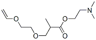 2-(dimethylamino)ethyl 3-[2-(vinyloxy)ethoxy]isobutyrate Struktur