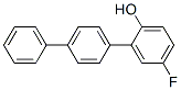 5-フルオロ-1,1':4',1''-テルベンゼン-2-オール 化学構造式