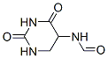 N-[(ヘキサヒドロ-2,4-ジオキソピリミジン)-5-イル]ホルムアミド 化学構造式