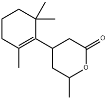 tetrahydro-6-methyl-4-(2,6,6-trimethyl-1-cyclohexen-1-yl)-2H-pyran-2-one,94201-67-9,结构式