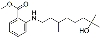 methyl 2-[(7-hydroxy-3,7-dimethyloctyl)amino]benzoate Structure