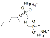 tetraammonium [(hexylimino)bis(methylene)]bisphosphonate Structure